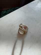 Load image into Gallery viewer, Abalone Shell Sterling Silver Ring Size 7

