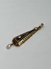 Load image into Gallery viewer, Antique Lavalier 14k Gold Pendant
