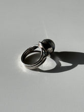 Load image into Gallery viewer, Vintage Rainbow Sterling Silver Ring Size 8
