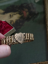 Load image into Gallery viewer, Vintage WWII Era Sweetheart Expansion Bracelet
