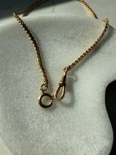 Load image into Gallery viewer, Vintage 1/20 12k Gold Fill Watch Chain Choker 13”
