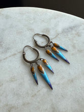 Load image into Gallery viewer, Enamel Sterling Silver Earrings

