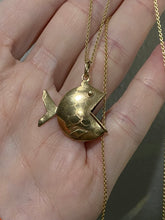 Load image into Gallery viewer, Fish 14k Yellow Gold Pendant
