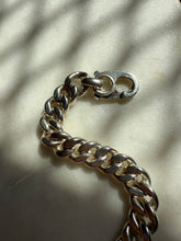 Load image into Gallery viewer, Napier Sterling Silver Sister Hook Clasp Chunky Cuban Curb Link Bracelet 7.75”
