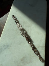 Load image into Gallery viewer, Love You Teddy Bear Sterling Silver Bracelet 6.75”

