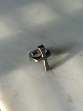 Load image into Gallery viewer, Solid Sterling Silver Cross Ring Size 4.25
