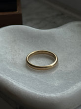 Load image into Gallery viewer, Antique Solid 14k Donut Band Size 10
