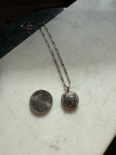 Load image into Gallery viewer, Sterling Silver Coin Necklace 24”

