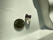 Load image into Gallery viewer, Amethyst Sterling Silver Slider Charm
