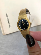 Load image into Gallery viewer, Seiko Gold Tone Diamond Vintage Watch
