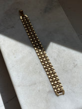 Load image into Gallery viewer, Gold Tone Panther Link Bracelet
