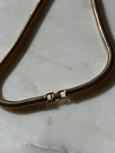 Load image into Gallery viewer, Midcentury 1/20 12k Gold Fill Snake Chain 15”
