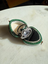 Load image into Gallery viewer, Brutalist Quartz Sterling Silver Ring Size 8.75
