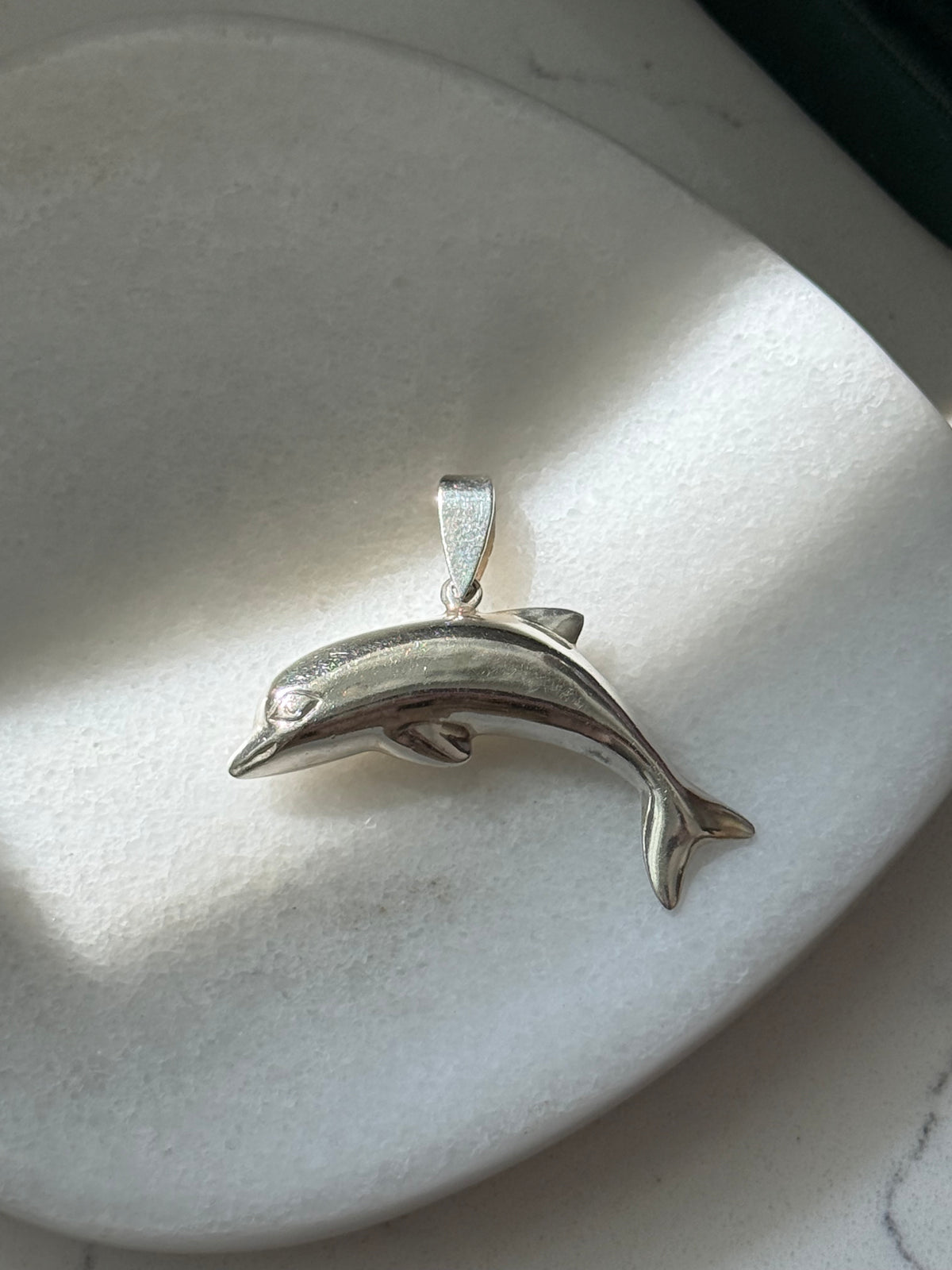 Sterling Silver Dolphin Pendant