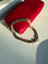 Load image into Gallery viewer, Gold Vermeil Cuban Link Bracelet 8”
