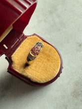 Load image into Gallery viewer, Diamond Ruby Blue Sapphire 14k Gold Ring Size 6.75
