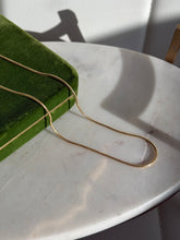 Load image into Gallery viewer, Gold Vermeil Snake Chain 18”

