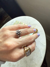 Load image into Gallery viewer, Angel Cherub Sterling Silver Ring Size 6
