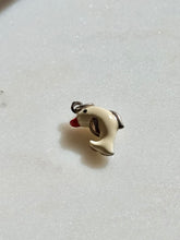 Load image into Gallery viewer, Enamel Sterling Silver Mini Dolphin Charm
