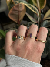 Load image into Gallery viewer, Amethyst 10k Solid Yellow Gold Ring Size 6

