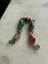 Load image into Gallery viewer, Scottish Agate Sterling Silver Bracelet 7.25”
