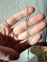 Load image into Gallery viewer, Vintage Dainty Micro Box Chain Choker Necklace 12.25”
