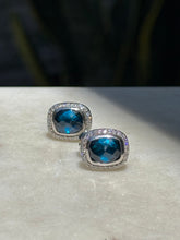 Load image into Gallery viewer, David Yurman Sterling &amp; 14k Post Back Earrings
