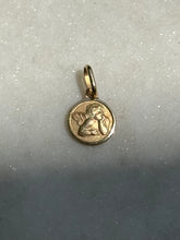 Load image into Gallery viewer, Vintage Mini Cherub 14k Gold Charm
