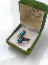 Load image into Gallery viewer, Turquoise Vintage Sterling Silver Ring
