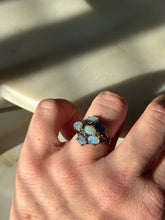 Load image into Gallery viewer, Vintage Opal Sterling Silver Ring Size 5.5
