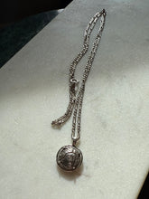 Load image into Gallery viewer, Sterling Silver Coin Necklace 24”
