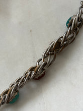 Load image into Gallery viewer, Vintage Scarab Beetle Bracelet 7.25”
