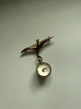 Load image into Gallery viewer, 1930s Gold Fill Photo Chatelaine Brooch
