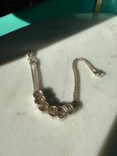 Load image into Gallery viewer, Celestial Slider Charm Sterling Silver Bracelet 6.75”

