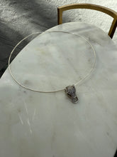 Load image into Gallery viewer, Iced Panther Torque Sterling Silver Necklace 17”
