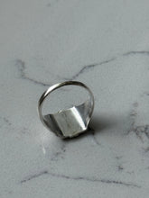 Load image into Gallery viewer, Antique Engraved Signet Sterling Ring Size 6.75
