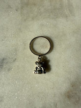 Load image into Gallery viewer, Teddy Bear Sterling Silver Ring Size 6

