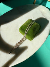 Load image into Gallery viewer, Celestial Slider Charm Sterling Silver Bracelet 6.75”
