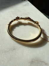 Load image into Gallery viewer, Opal 14k Gold Bangle Bracelet 6.25”
