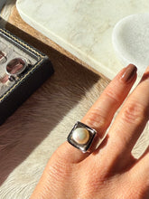 Load image into Gallery viewer, Vintage Sterling Silver Pearl Ring Size 4.5

