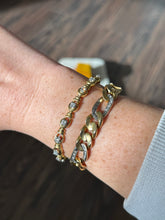 Load image into Gallery viewer, Vintage Solid 18k Yellow Gold 2.0ctw Natural Diamond Bracelet
