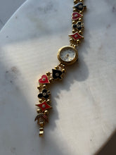 Load image into Gallery viewer, Vintage Lucky Enamel Wrist Watch
