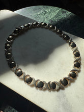 Load image into Gallery viewer, XOXO Two-Toned Sterling Silver Necklace 15”
