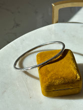 Load image into Gallery viewer, Vintage Etched Sterling Silver Bangle Bracelet
