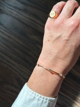 Load image into Gallery viewer, Solid 14k Gold Natural Diamond Cuff Bracelet
