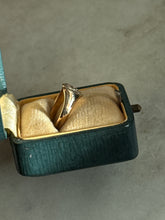 Load image into Gallery viewer, Midcentury 10k Solid Gold Engraved Heart Signet Ring Size 4.5
