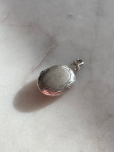 Load image into Gallery viewer, Oval Locket Sterling Silver Spring Ring Charm
