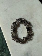 Load image into Gallery viewer, Vintage Celestial Silver Plated Costume Bracelet 7.15”
