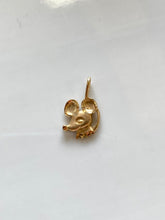 Load image into Gallery viewer, Mouse 14k Gold Charm
