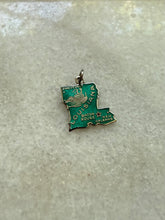 Load image into Gallery viewer, Louisiana Enamel Sterling Silver Charm
